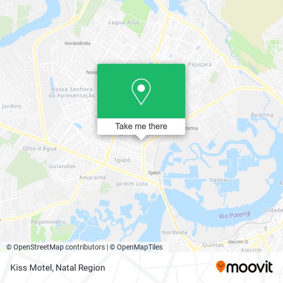 Kiss Motel map