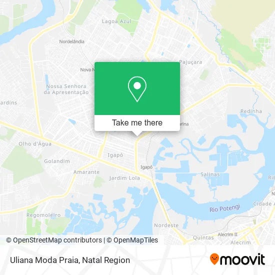 Uliana Moda Praia map