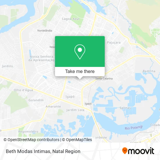 Mapa Beth Modas Intimas
