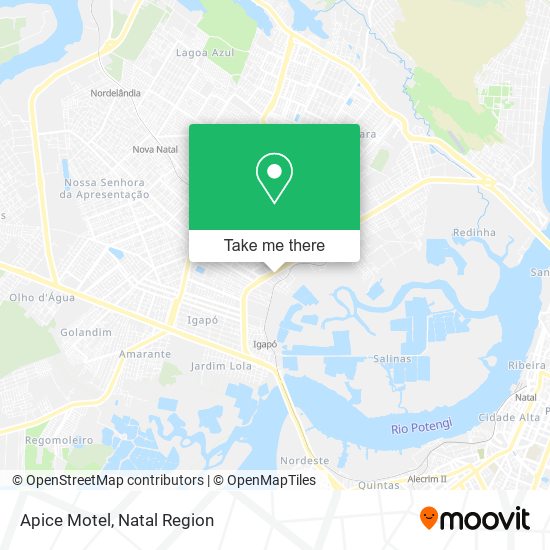 Apice Motel map