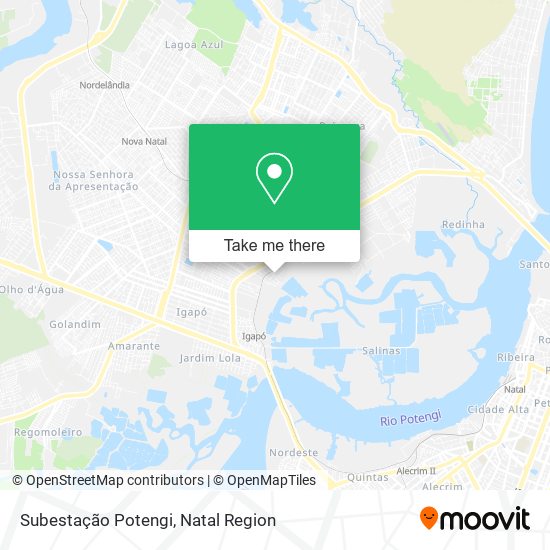 Subestação Potengi map