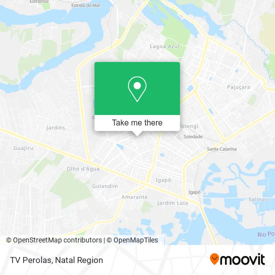 TV Perolas map