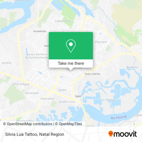 Silvia Lua Tattoo map