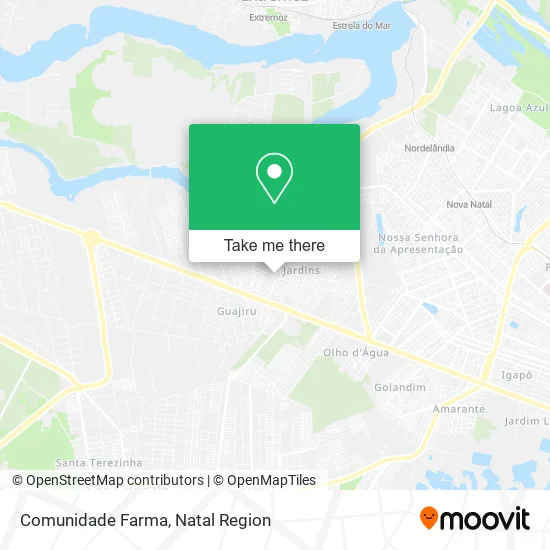 Comunidade Farma map