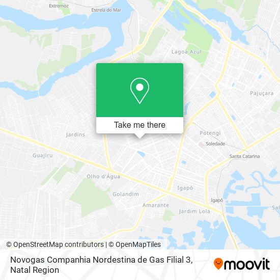 Novogas Companhia Nordestina de Gas Filial 3 map