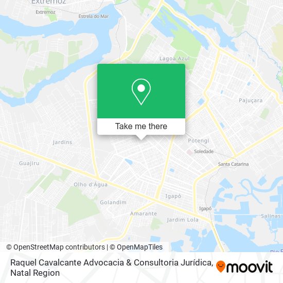 Raquel Cavalcante Advocacia & Consultoria Jurídica map