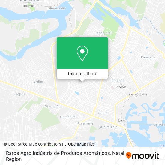 Raros Agro Indústria de Produtos Aromáticos map