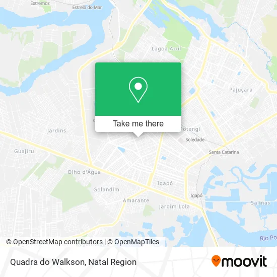 Quadra do Walkson map