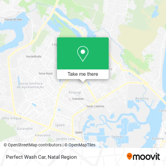 Perfect Wash Car map