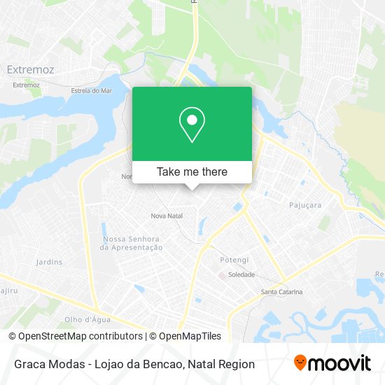Mapa Graca Modas - Lojao da Bencao