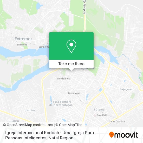 Igreja Internacional Kadosh - Uma Igreja Para Pessoas Inteligentes map
