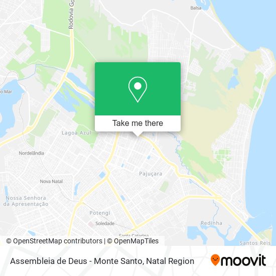 Assembleia de Deus - Monte Santo map