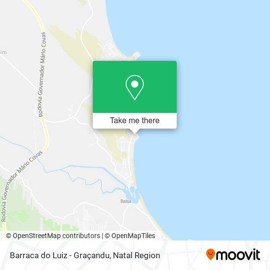 Barraca do Luiz - Graçandu map