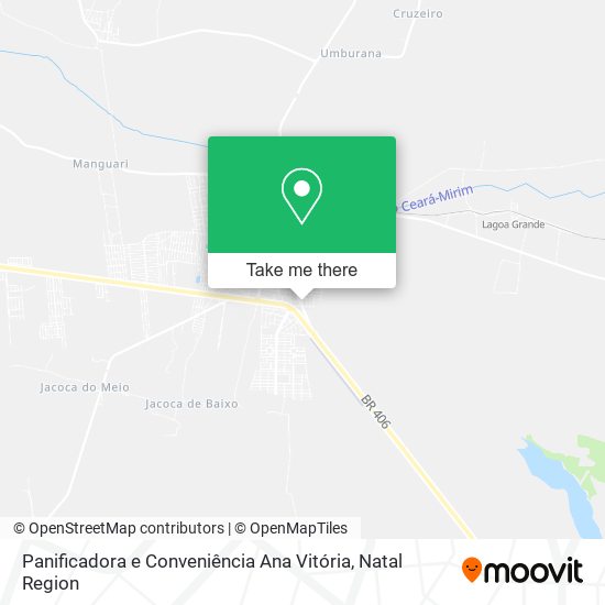 Mapa Panificadora e Conveniência Ana Vitória