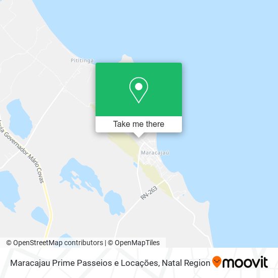 Maracajau Prime Passeios e Locações map
