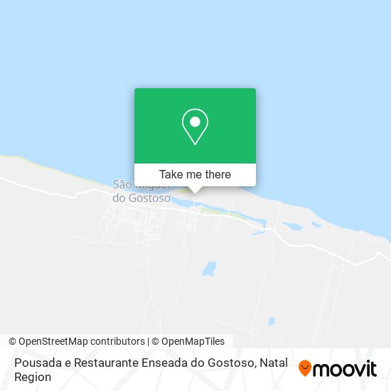 Pousada e Restaurante Enseada do Gostoso map