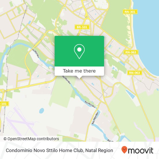 Condomínio Novo Sttilo Home Club map