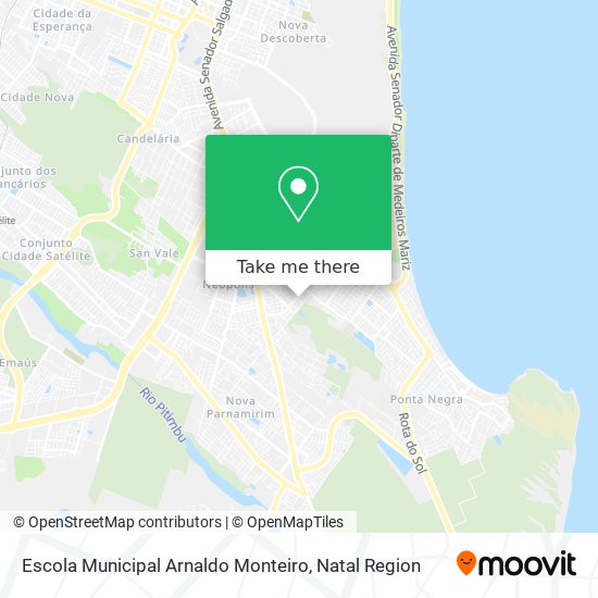 Mapa Escola Municipal Arnaldo Monteiro