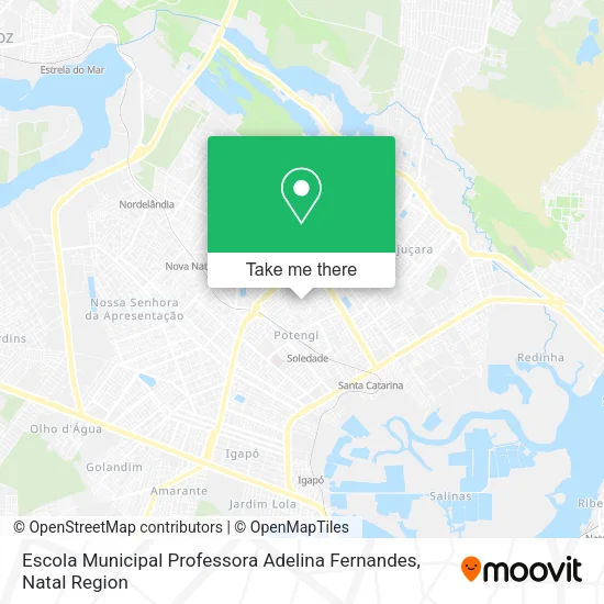 Escola Municipal Professora Adelina Fernandes map