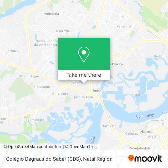 Colégio Degraus do Saber (CDS) map