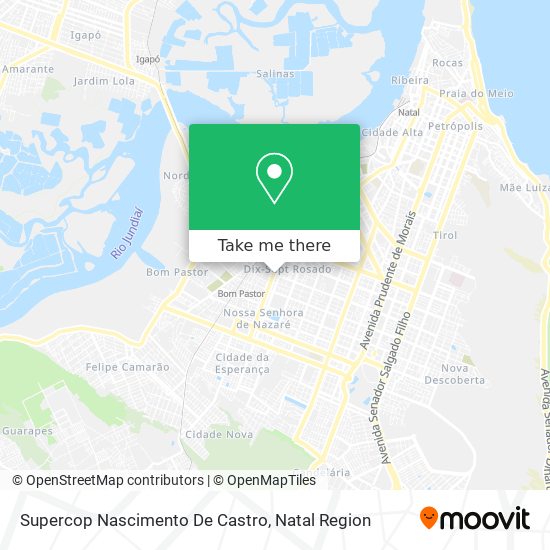 Supercop Nascimento De Castro map