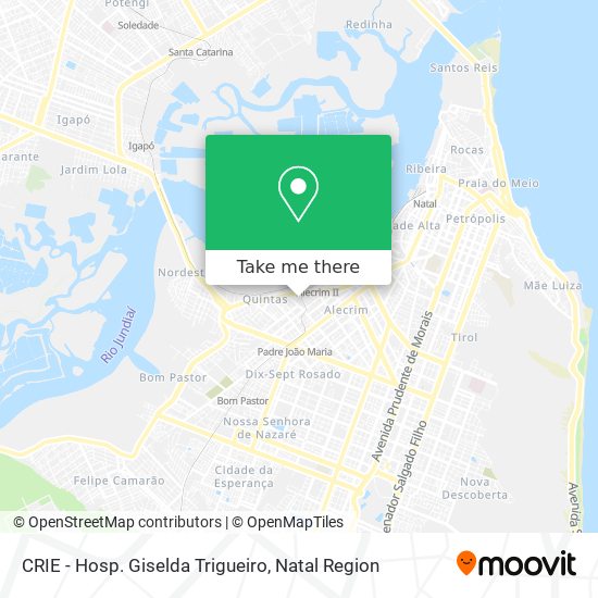 CRIE - Hosp. Giselda Trigueiro map