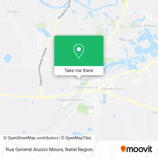 Rua General Aluizio Moura map