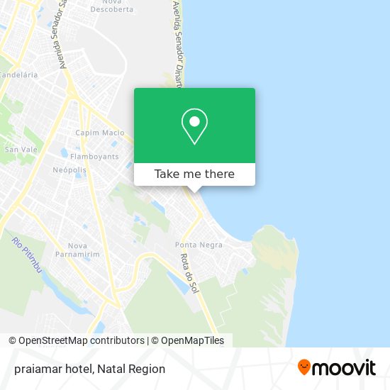 How to get to praiamar hotel in Ponta Negra by Bus?