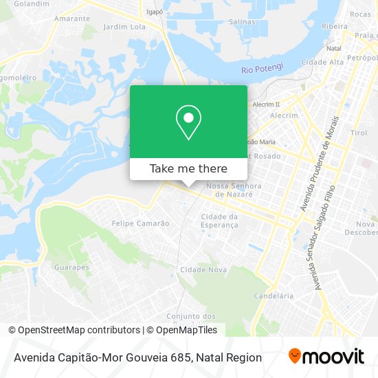 Mapa Avenida Capitão-Mor Gouveia 685