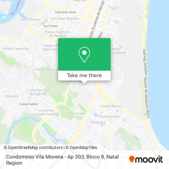 Condomínio Vila Morena - Ap 303, Bloco 8 map