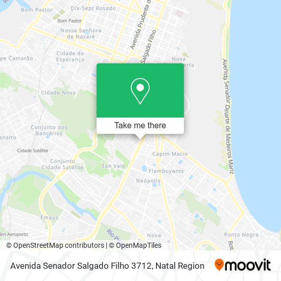 Avenida Senador Salgado Filho 3712 map