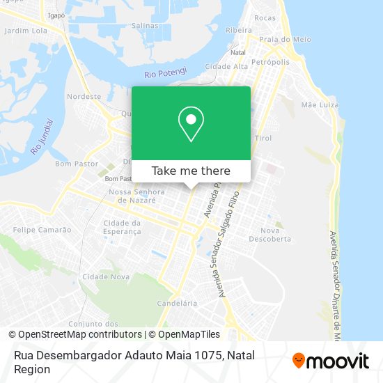 Mapa Rua Desembargador Adauto Maia 1075