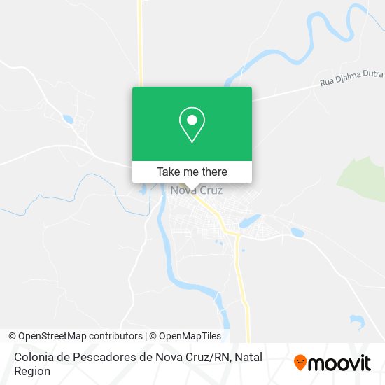 Colonia de Pescadores de Nova Cruz / RN map