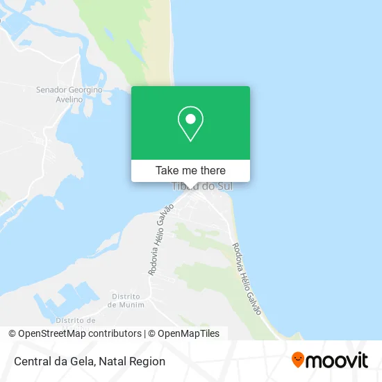 Central da Gela map