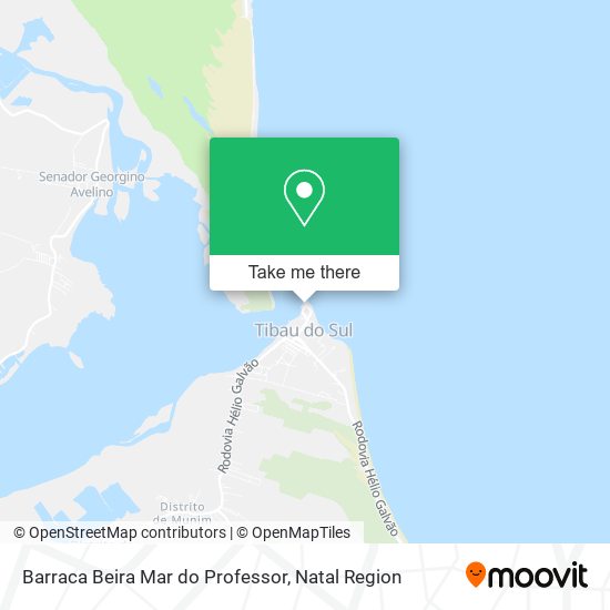 Barraca Beira Mar do Professor map