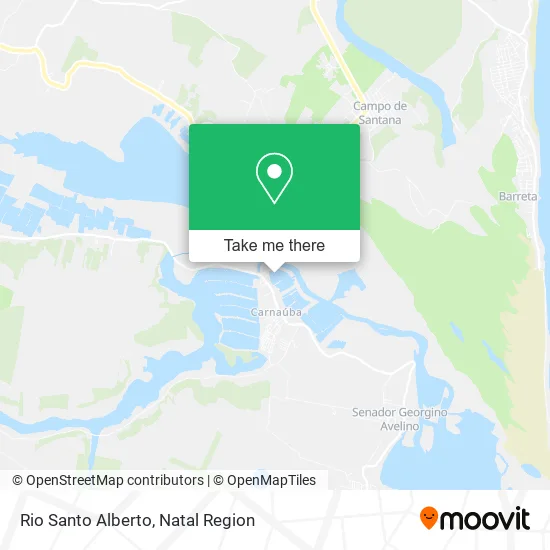 Rio Santo Alberto map