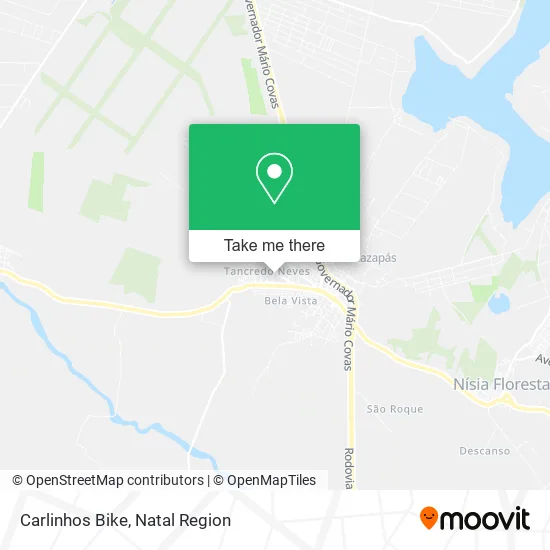 Carlinhos Bike map