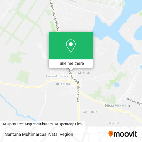 Santana Multimarcas map