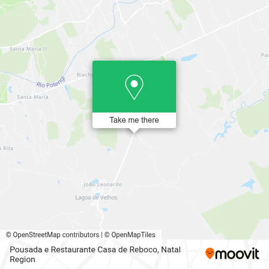 Pousada e Restaurante Casa de Reboco map