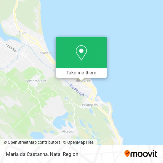 Maria da Castanha map