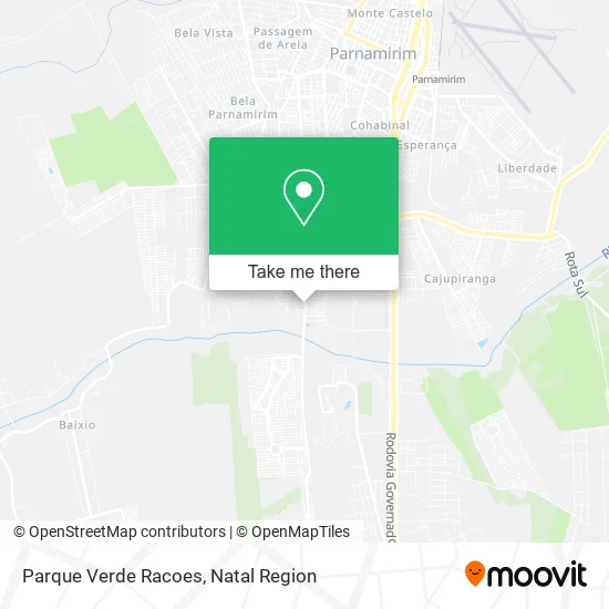 Parque Verde Racoes map