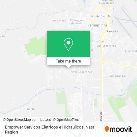 Mapa Empower Servicos Eletricos e Hidraulicos
