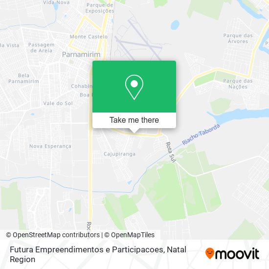 Futura Empreendimentos e Participacoes map