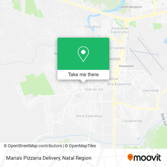 Maria's Pizzaria Delivery map