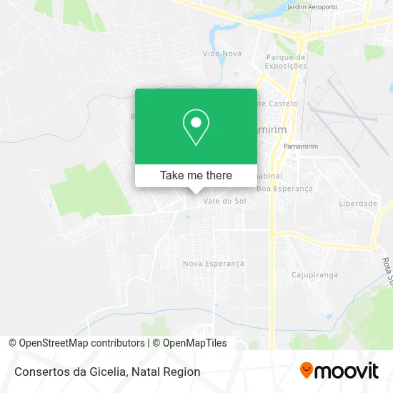 Consertos da Gicelia map