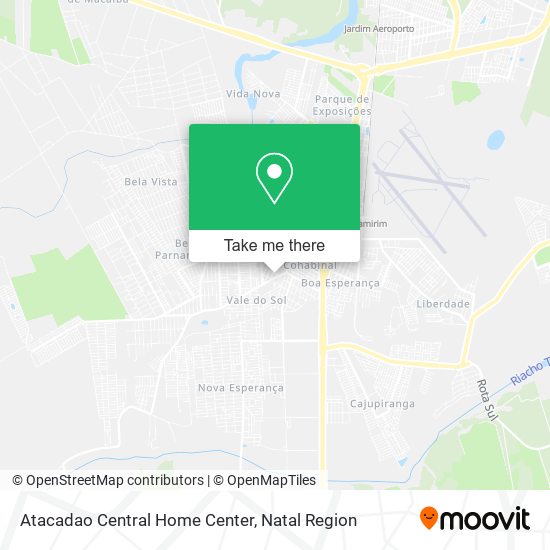 Mapa Atacadao Central Home Center