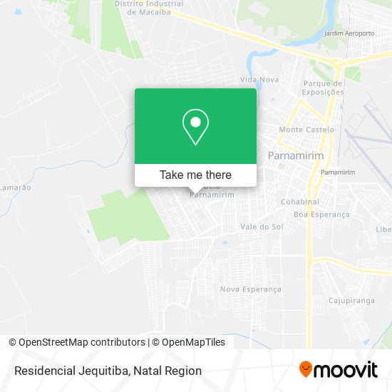 Residencial Jequitiba map