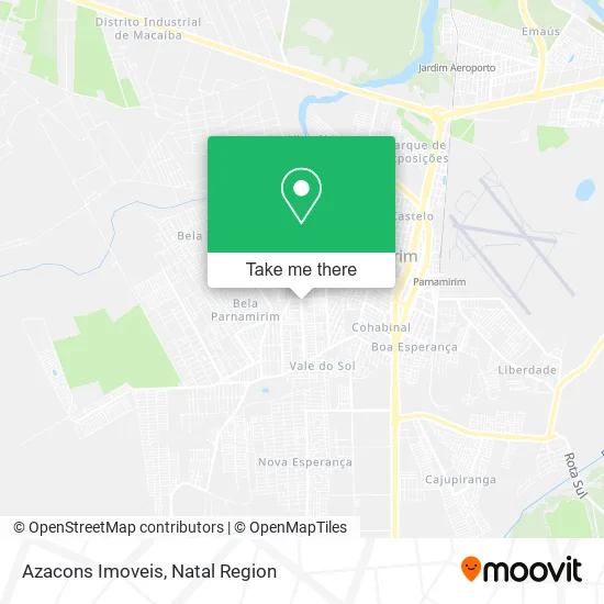 Azacons Imoveis map