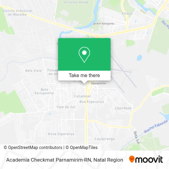 Academia Checkmat Parnamirim-RN map
