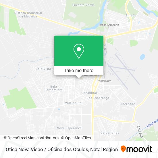 Ótica Nova Visão / Oficina dos Óculos map